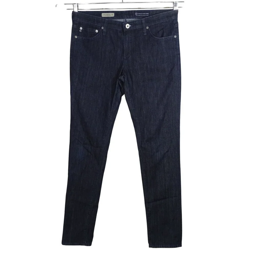 AG Adriano Goldschmied The Legging Super Skinny Jeans Dark Wash Women Size 31 R - Picture 1 of 10